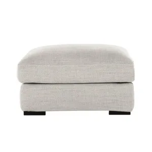 Long Beach Ottoman - Sienna Light Grey by Lounge Lovers, a Ottomans for sale on Style Sourcebook
