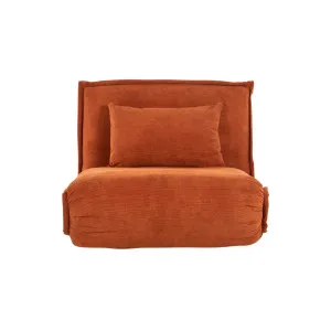 Happy Armchair Sofa Bed - Cord Copper by Lounge Lovers, a Sofa Beds for sale on Style Sourcebook
