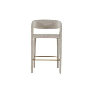 Helena Bar Stool - Latte Fabric by Lounge Lovers, a Bar Stools for sale on Style Sourcebook