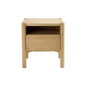 Soma Bedside Table - Natural by Lounge Lovers, a Bedside Tables for sale on Style Sourcebook