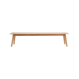 Oskar 200cm Bench - Natural Oak by Lounge Lovers, a Benches for sale on Style Sourcebook