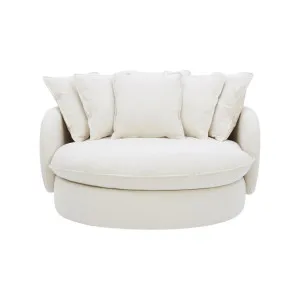 Cocoon Swivel Chair - Florence Natural by Lounge Lovers, a Chairs for sale on Style Sourcebook