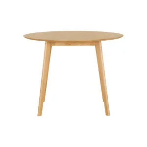 Otis Round Dining Table - Oak by Lounge Lovers, a Dining Tables for sale on Style Sourcebook