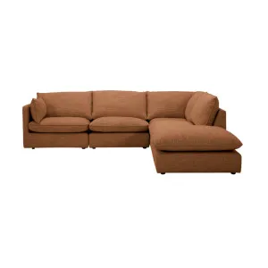Loft Mini Right Corner Sofa - Luxe Rust by Lounge Lovers, a Sofas for sale on Style Sourcebook