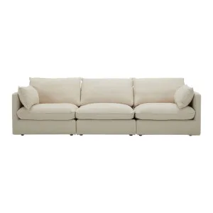 Loft Mini 3 Seat Sofa - Florence Natural by Lounge Lovers, a Sofas for sale on Style Sourcebook