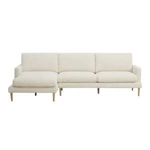 Tilly Left Chaise Sofa - Panama Ivory by Lounge Lovers, a Sofas for sale on Style Sourcebook