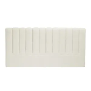 Arlo King Tufted Headboard - Ivory by Lounge Lovers, a Bed Heads for sale on Style Sourcebook