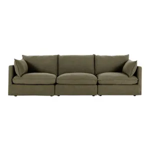 Loft Mini 3 Seat Sofa - Luxe Palm Green by Lounge Lovers, a Sofas for sale on Style Sourcebook