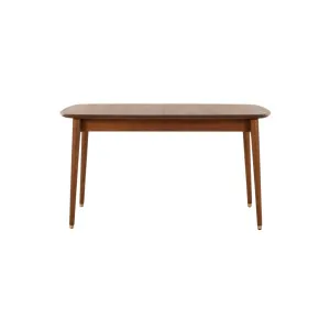 Manhattan 140cm Extension Dining Table - Walnut Brown by Lounge Lovers, a Dining Tables for sale on Style Sourcebook