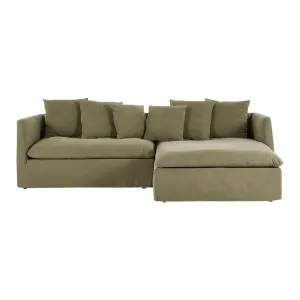 Santa Monica Right Chaise Sofa - Florence Green by Lounge Lovers, a Sofas for sale on Style Sourcebook