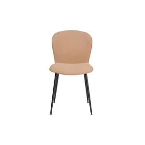 Evelyn Dining Chair - Tan PU by Lounge Lovers, a Dining Chairs for sale on Style Sourcebook
