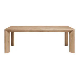 Hive 220cm Dining Table - Natural Elm by Lounge Lovers, a Dining Tables for sale on Style Sourcebook