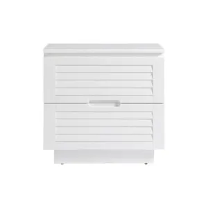 Byron Bedside Table - White by Lounge Lovers, a Bedside Tables for sale on Style Sourcebook