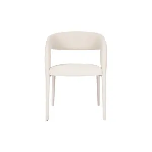 Helena Dining Chair - Ecru PU by Lounge Lovers, a Dining Chairs for sale on Style Sourcebook