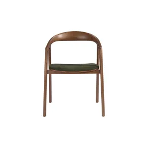 Hans Dining Chair - Brown Ash/Green by Lounge Lovers, a Dining Chairs for sale on Style Sourcebook