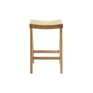 Scissor Bar Stool - Oak/Rattan Seat by Lounge Lovers, a Bar Stools for sale on Style Sourcebook