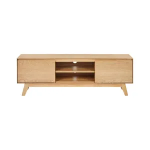 Otis 140cm TV Unit - Oak by Lounge Lovers, a Entertainment Units & TV Stands for sale on Style Sourcebook