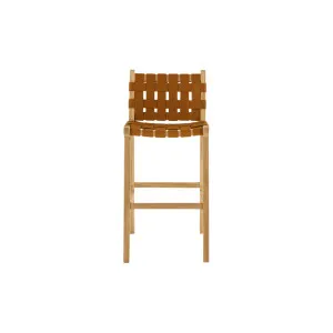 Cuba Woven Stool - Saddle by Lounge Lovers, a Bar Stools for sale on Style Sourcebook