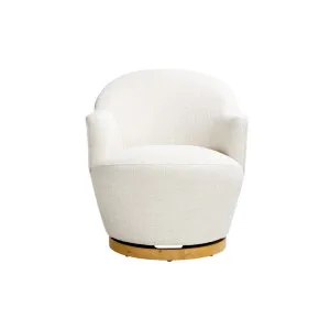 Chloe Swivel Chair - Coco Natural by Lounge Lovers, a Chairs for sale on Style Sourcebook