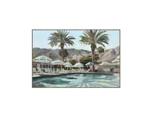 Palm Grove Escape Wall Art Canvas 120cm x 80cm by Luxe Mirrors, a Prints for sale on Style Sourcebook