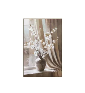 Petals by the Window Wall Art Canvas 120cm x 80cm by Luxe Mirrors, a Prints for sale on Style Sourcebook