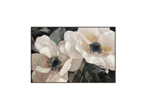 Moonlit Blooms Wall Art Canvas 120cm x 80cm by Luxe Mirrors, a Prints for sale on Style Sourcebook