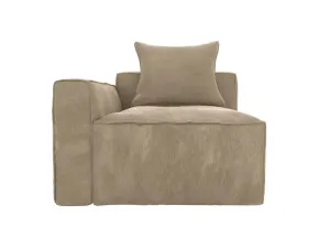 Riley Apt Muse Soft Brown Left Arm Facing Chair Module by James Lane, a Sofas for sale on Style Sourcebook