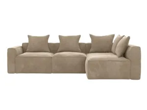 Riley Apt Muse Soft Brown Corner Modular Sofa RAF Terminal - 4 Seater by James Lane, a Sofas for sale on Style Sourcebook