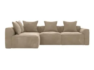 Riley Apt Muse Soft Brown Corner Modular Sofa LAF Terminal - 4 Seater by James Lane, a Sofas for sale on Style Sourcebook