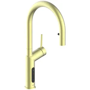 Peppy Taps Signature 4in1 Pull Out Boiling and Chilled Filtered Water Tap Brushed Brass Gold 4IN1BCELECPOBBG by Peppy Taps, a Kitchen Taps & Mixers for sale on Style Sourcebook