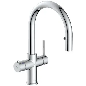 Peppy Taps Flagship 4in1 Pull Out Boiling and Ambient Filtered Water Tap Chrome 4IN1BAPOCH by Peppy Taps, a Kitchen Taps & Mixers for sale on Style Sourcebook