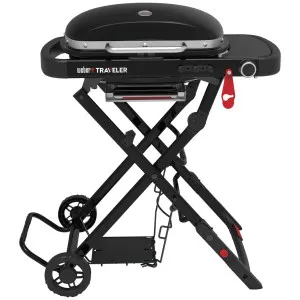 Weber Traveler Compact BBQ with Trolley Black 1501697 by Weber, a BBQs for sale on Style Sourcebook