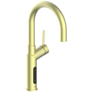 Peppy Taps Signature 5in1 Boiling Chilled and Sparkling Filtered Water Tap Brushed Brass Gold 5IN1BCSELECBBG by Peppy Taps, a Kitchen Taps & Mixers for sale on Style Sourcebook