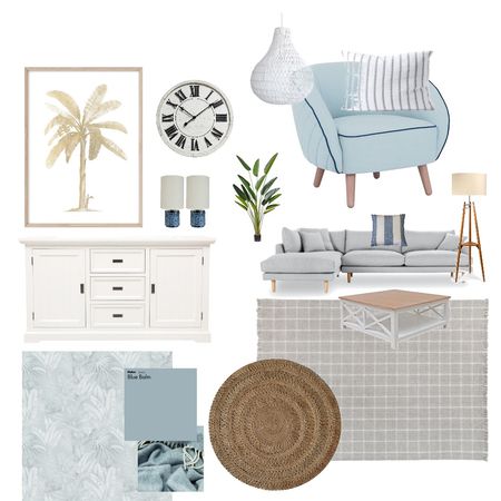 Hamptons Part A Interior Design Mood Board by Sundae Interiors - Style ...