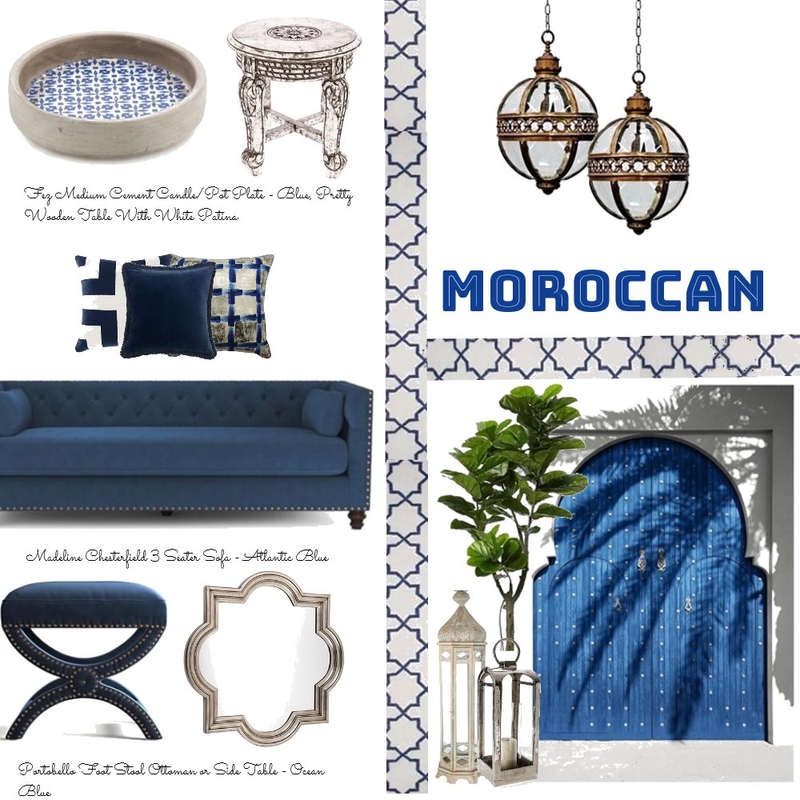 Moroccan Interior Mood Board by Jo Taylor on Style Sourcebook
