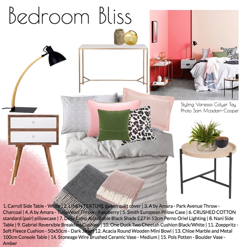 Bedroom Bliss Mood Board by k_b on Style Sourcebook