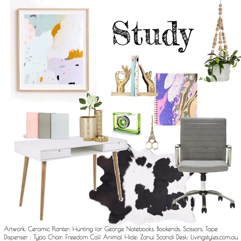 Study Mood Board by Interior Designstein on Style Sourcebook