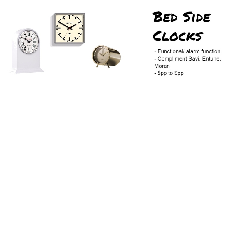 S17 Lighting Table Clocks Mood Board by Annie_L on Style Sourcebook