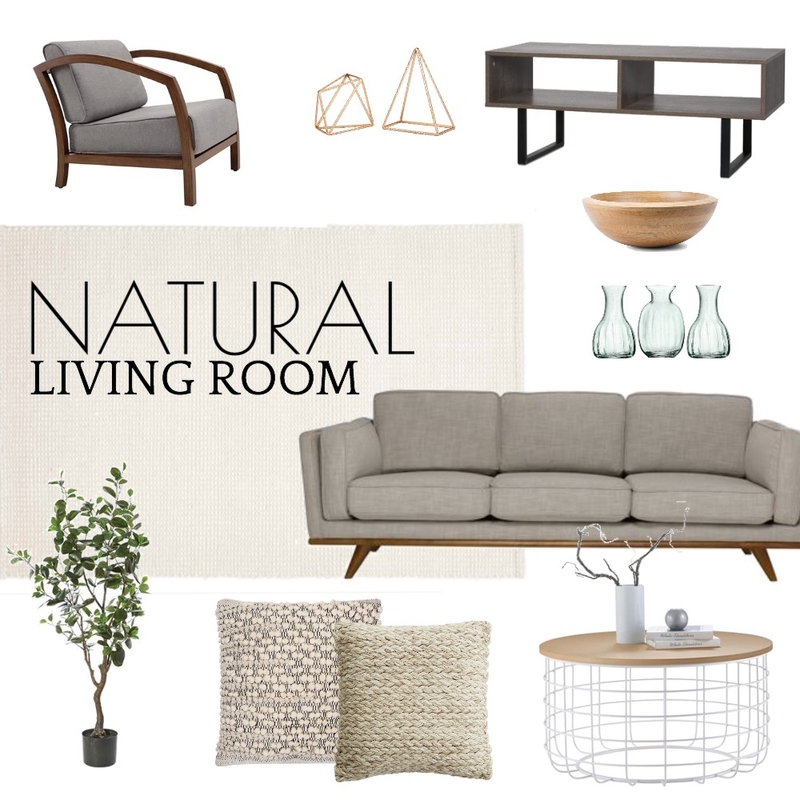 Natural Living Room Mood Board by Fmi_1 on Style Sourcebook