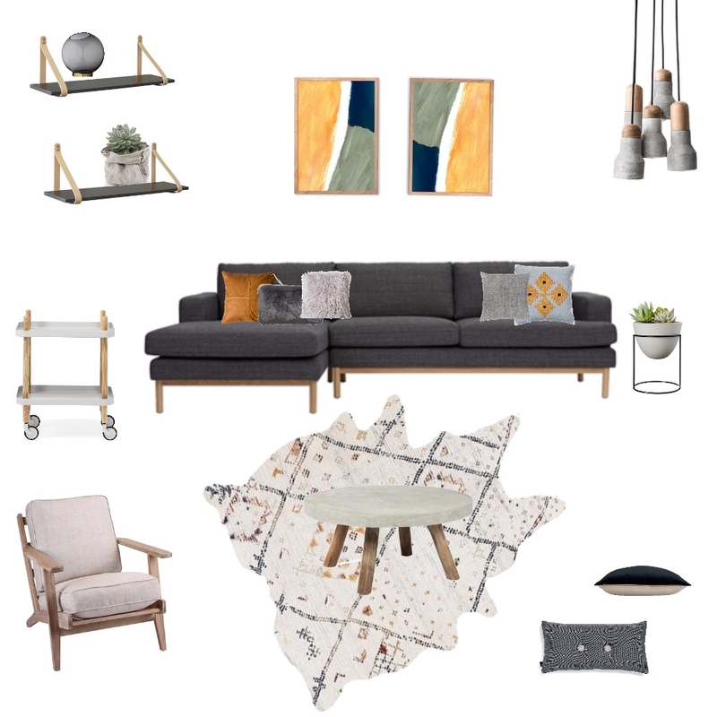 Textural Living Room Mood Board by jakandcodesign on Style Sourcebook