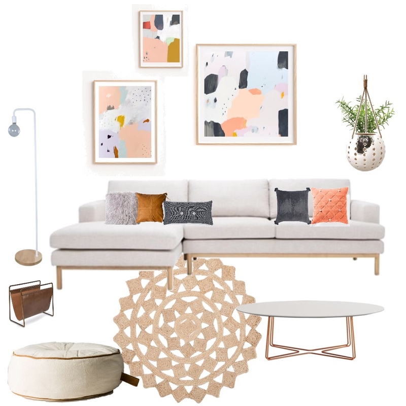 Fresh Living Space Mood Board by jakandcodesign on Style Sourcebook
