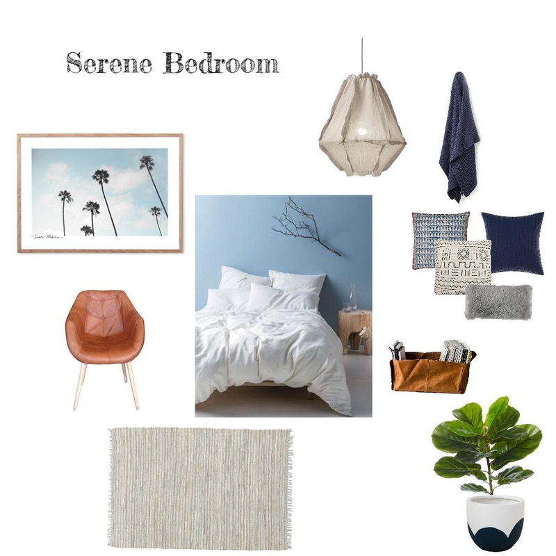 Serene Bedroom Mood Board by Bask Interiors on Style Sourcebook