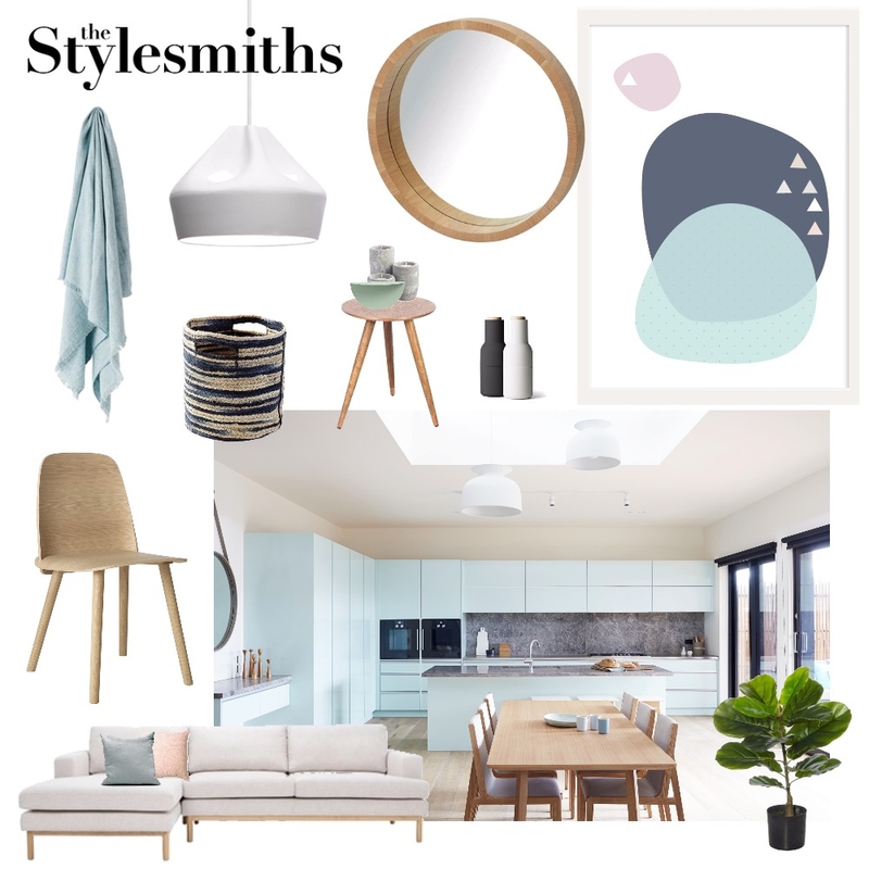 Scandi Colour Pop Mood Board by The Stylesmiths on Style Sourcebook