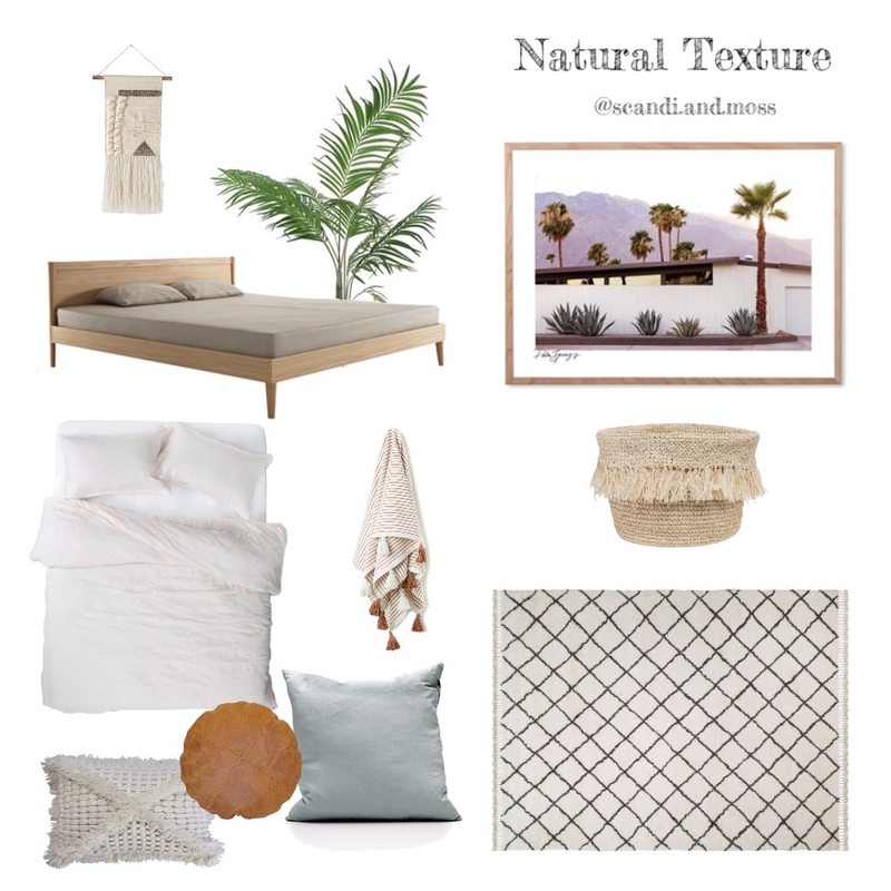 Natural Texture Mood Board by scandi.and.moss on Style Sourcebook