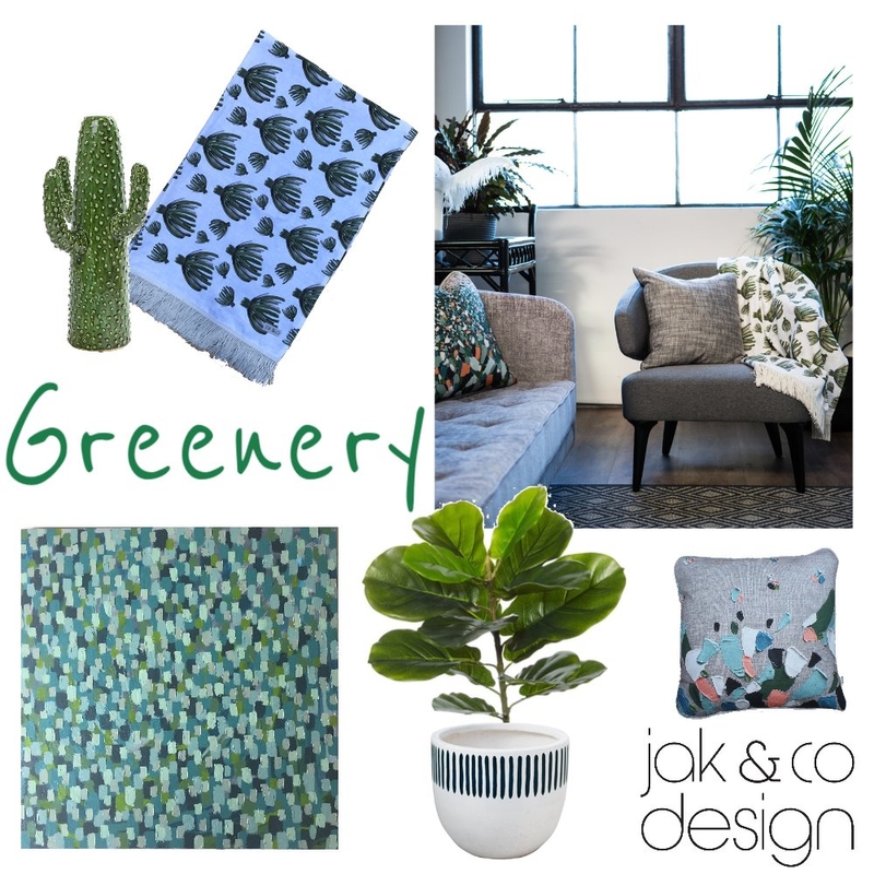 Greenery Mood Board by jakandcodesign on Style Sourcebook
