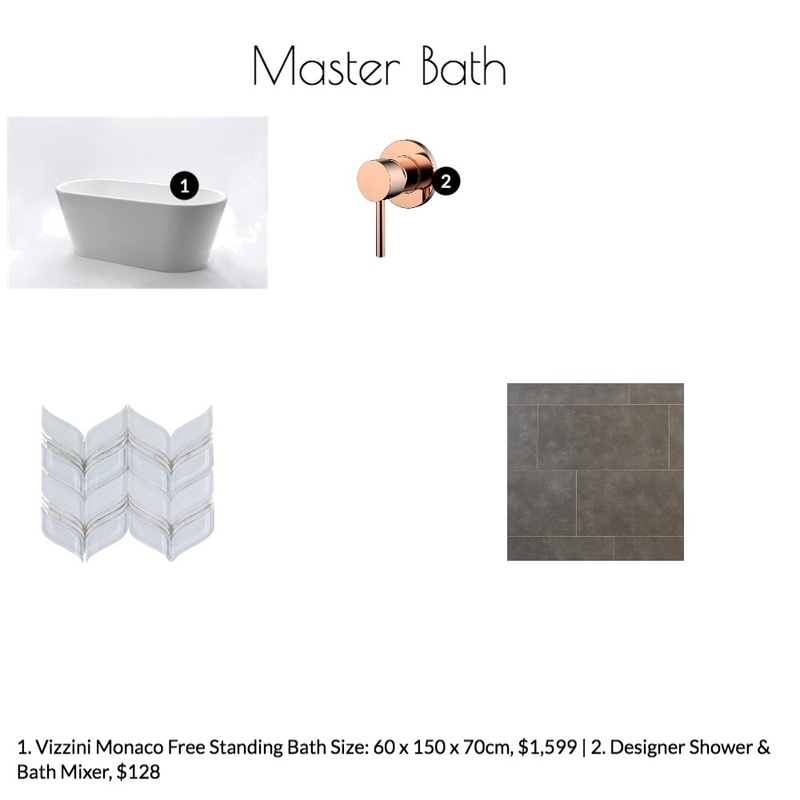 Master Bath Mood Board by emilypeele on Style Sourcebook