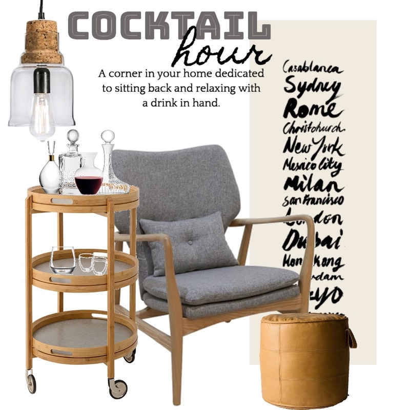 Cocktail hour Mood Board by Silvergrove Homewares on Style Sourcebook