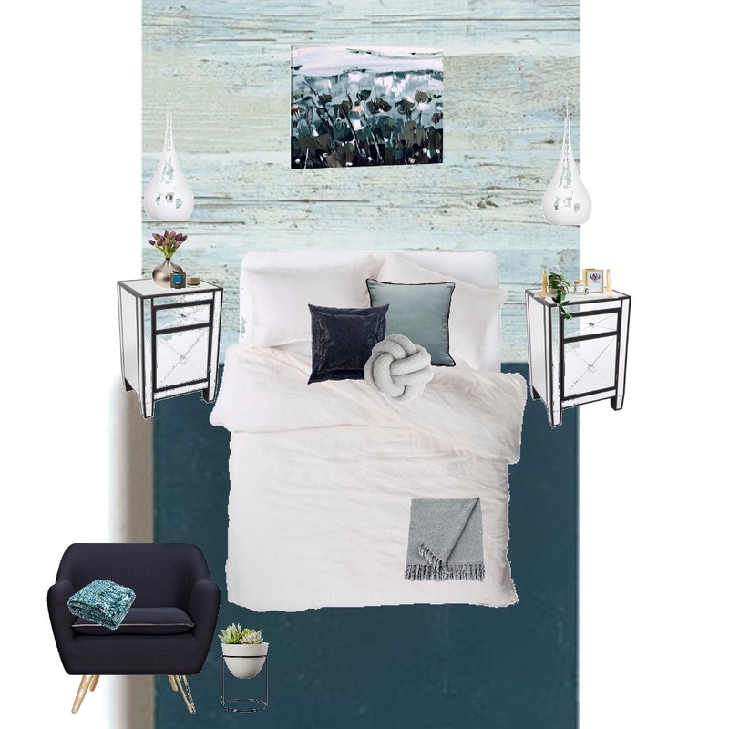 Teal Monochromatic Mood Board by Urban Aspect Interiors & Design on Style Sourcebook