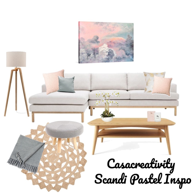 Scandi Pastel Inspo Mood Board by Casacreativity on Style Sourcebook