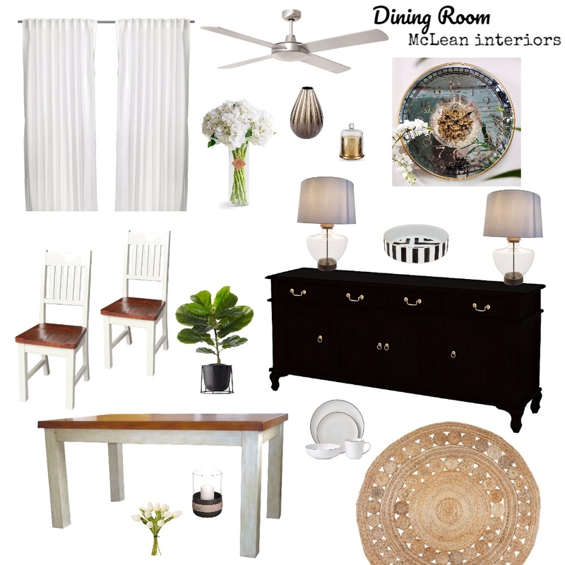 Dining Room Mood Board by mclean.interiors on Style Sourcebook